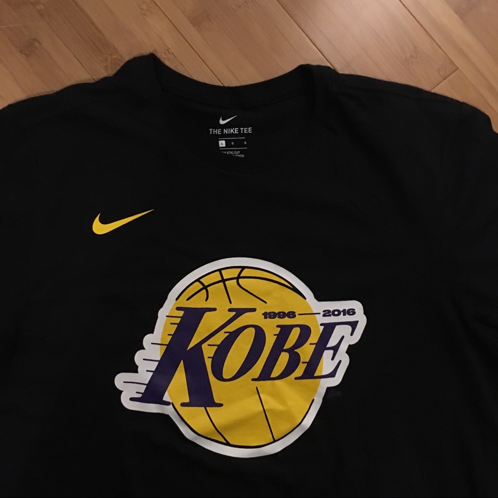 Kobe Lakers Retirement Shirt Nike